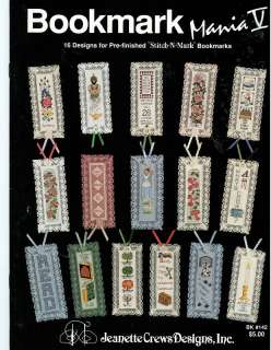 Cross Stitch Bookmark Mania V   16 Designs *  