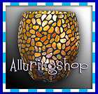 NEW PartyLite AURORA MOSAIC HURRICANE   PRICE REDUCED   CLEARANCE SALE