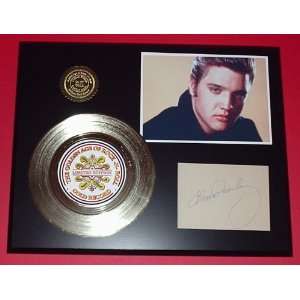  Gold Record Outlet Elvis Presley Signature 24kt Gold Record 