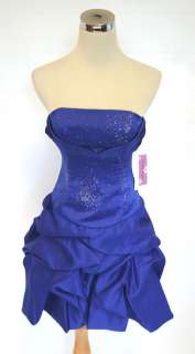 NWT HAILEY LOGAN $129 Royal Blue Cocktail Day Dress 3  