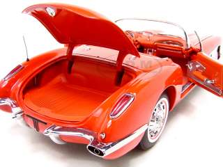 1959 CHEVY CORVETTE RED 118 AUTOART DIECAST MODEL CAR  