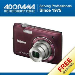 Nikon Coolpix S4100 Digital Camera, Plum   Refurbished by Nikon U.S.A 