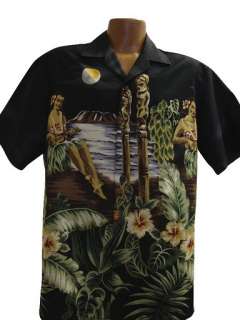 Exclusive Hula Girl Hawaiian Aloha Shirt  