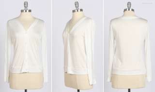 Basic Plain Solid Button Down Cardigan Various Color and Size  