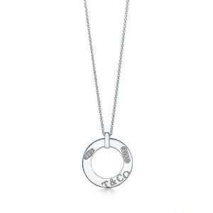  Tiffany & Co 1837 Round Pendant Necklace 