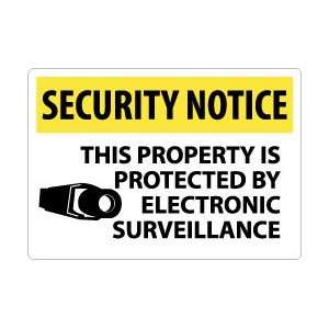  NMC This Prop Is Prot Rgd Security Notice Sign