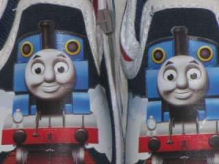 New Boys THOMAS THE TRAIN Canvas Slip On Shoes Sizes 5, 7, 10 Toddler 