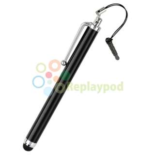 Black Stylus Touch Pen+Clip for Apple iPod Touch 3G 2G  