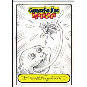   Kids Flashback Sketch Card Ultra Rare Toady Terry 1/1 Toys & Games