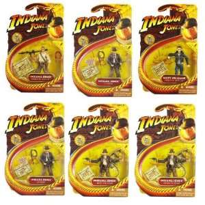  Indiana Jones Hasbro Figure Lot Of 6 Figures Toys & Games