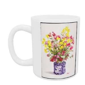  Flowers in a Chinese Jar (w/c) by Christopher Ryland   Mug 