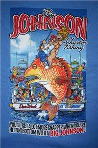 Big Johnson T Shirt Charter Fishing  