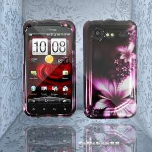 For Verizon HTC Droid Incredible 2 6350 L Flower Snap On Phone Case 