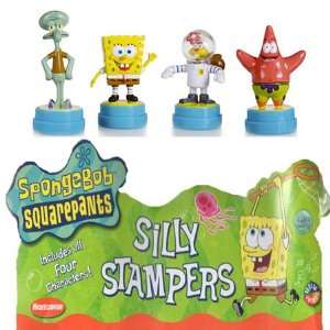  SpongeBob Squarepants Silly Stampers   4 Pack Toys 