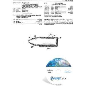  NEW Patent CD for EXTERNALLY LUBRICATED PROJECTILE AND 