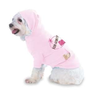 TRI ATHLETE Chick Hooded (Hoody) T Shirt with pocket for your Dog or 