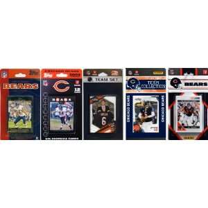  NFL Chicago Bears Five Different Licensed Trading Card 