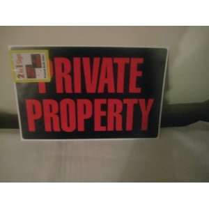    2 in 1 Sign Private Property & No Trespassing 
