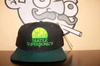 Seattle Supersonics Vtg Snapback New Era Hat DEADSTOCK  