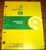 John Deere 609 & 709 Rotary Cutter Operators Manual jd  