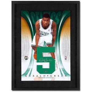  Celtics Upper Deck Autographed Jersey Numbers Framed Piece 