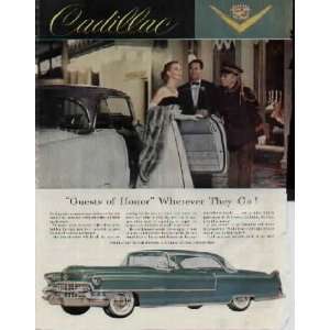  Guests of Honor Wherever They Go  1955 Cadillac Ad 