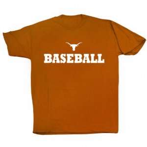 Texas Longhorns Toddler Bevo Baseball T Shirt  Sports 