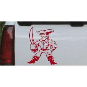  Buff Pirate With Sword People Car Window Wall Laptop Decal 