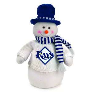  18 MLB Tampa Bay Rays Snowman Decoration Dressed for 