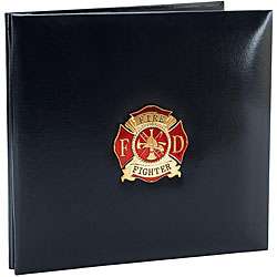 Company 12x12 inch Firefighter Postbound Scrapbook   