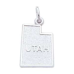  Rembrandt Charms Utah Charm, Sterling Silver Jewelry