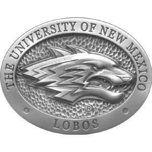  University of New Mexico Lobos Belt Buckle   NCAA College Athletics 