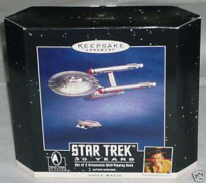 Star Trek Classic Hallmark 30 Years Enterprise ORNAMENT  