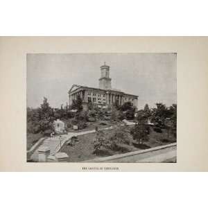  1897 Nashville Tennessee State Capitol Building Print 