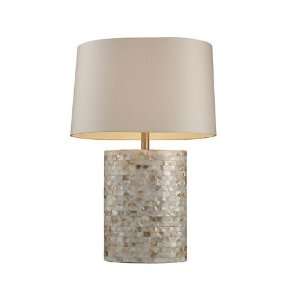 Lighting New York 3141D Lny Special 1 Light Table Lamps in Mother Of 