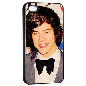 New 1D One Direction Harry Styles iphone 4/4s Black Case  