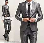 New Mens Fashion Stylish Slim Fit One Button Suit X03 1Color 5Size