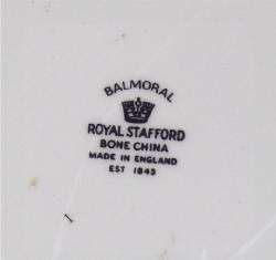 VTG Royal Stafford Balmoral China Salad Dessert Plate  