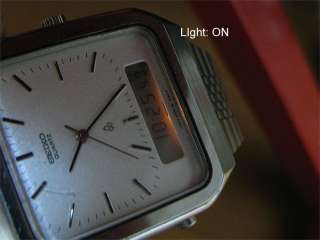 Vintage 1983 SEIKO Digital Analog Quartz watch [H449 5050] SS  