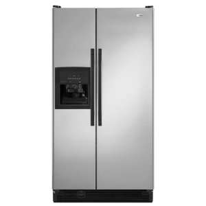  Amana 25.1 Cu. Ft. Gray Freestanding Side By Side 