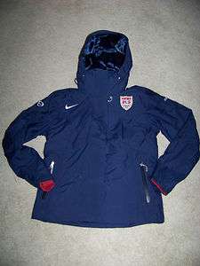 Nike US Soccer Womens Puffy Jacket With Removable Lining Jacket NWOT 