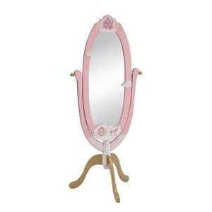  Guidecraft G86310 Princess 20 Mirror, Pink/White Finish 