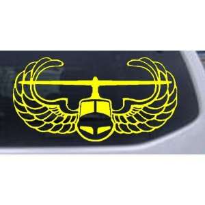 Yellow 30in X 15.7in    Air Assault Military Car Window Wall Laptop 