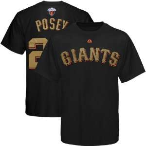  MLB Majestic Buster Posey San Francisco Giants #28 2010 
