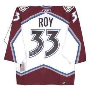  Patrick Roy Autographed Reebok Jersey w/ Hall of Fame 