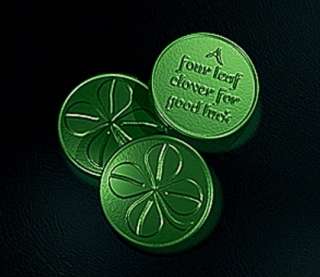 96   (St. Patricks Day) 4 Leaf Clover  Good Luck Coins  