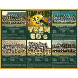 Green Bay Packers    Green Bay Packers Team of the 60s    15 x 19 