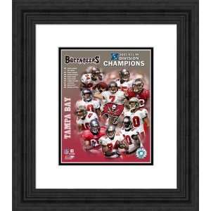  Framed 2007 NFC South Champs Tampa Bay Buccaneers 