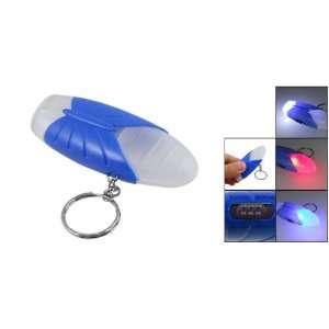  Amico Blue Butterfly Keychain Keyring Mini LED Flashlight 