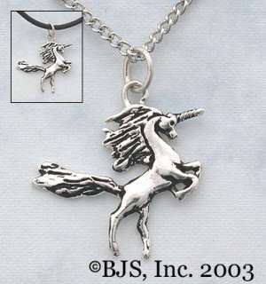   Unicorn Necklace, Sterling Silver, Unicorn Jewelry, Made in USA, New